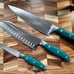 Linoroso 3 Pieces Kitchen Knife Set with Premium Gift Box, Sharp German Steel