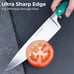 Linoroso 3 Pieces Kitchen Knife Set with Premium Gift Box, Sharp German Steel