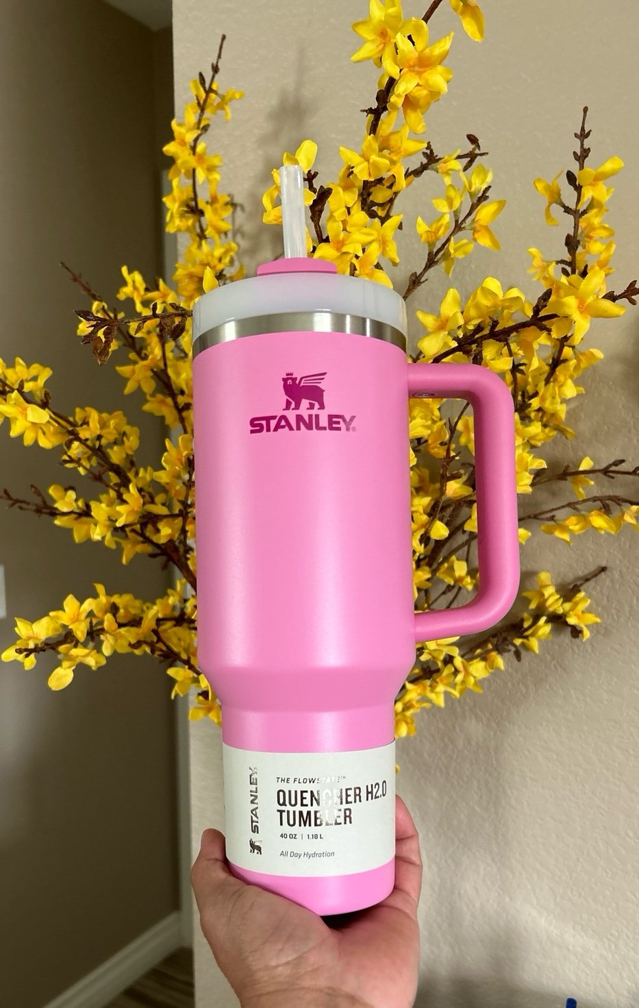 Stanley USA H2.0 Quencher Peony 40oz