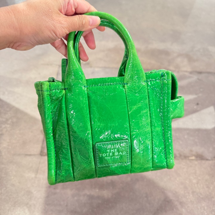 Marc Jacobs The Shiny Crinkle Leather Mini Tote H064L03FA22