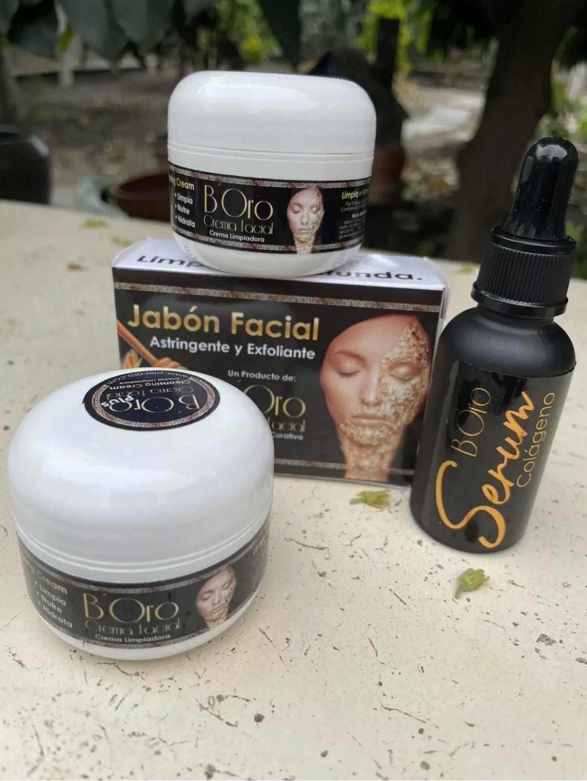 B’Oro Cremas Faciales Kit De Dia Y Noche con Serum Colageno Antiedad