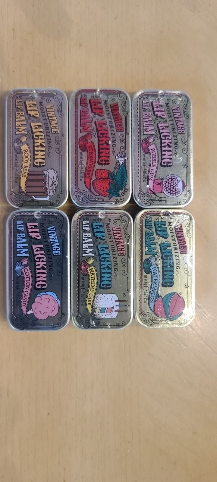 (6) NEW Lip Moisturizing Lip Licking Lip Balm