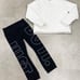sz XS Womens NIKE/ATHLETA Retroplush Quilted Jacket/Sweatshirt & Cropped Legging