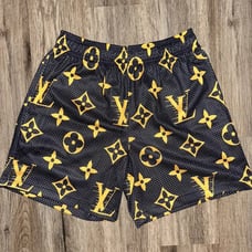 Rare Bravest studios black gold shorts Medium