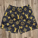 Rare Bravest studios black gold shorts Medium