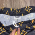 Rare Bravest studios black gold shorts Medium