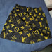 Rare Bravest studios black gold shorts Medium