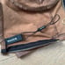 Venti6 brown strapless top high waisted pants in distressed leather microvelvet
