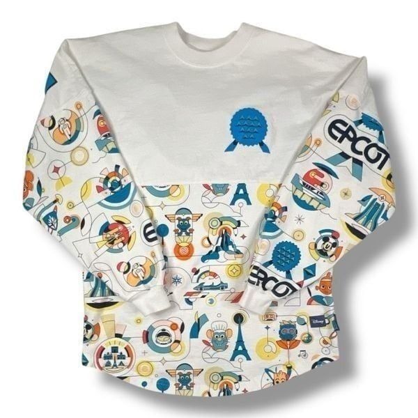 Disney Epcot Reimagined Oversized Spirt Jersey Size Extra Small
