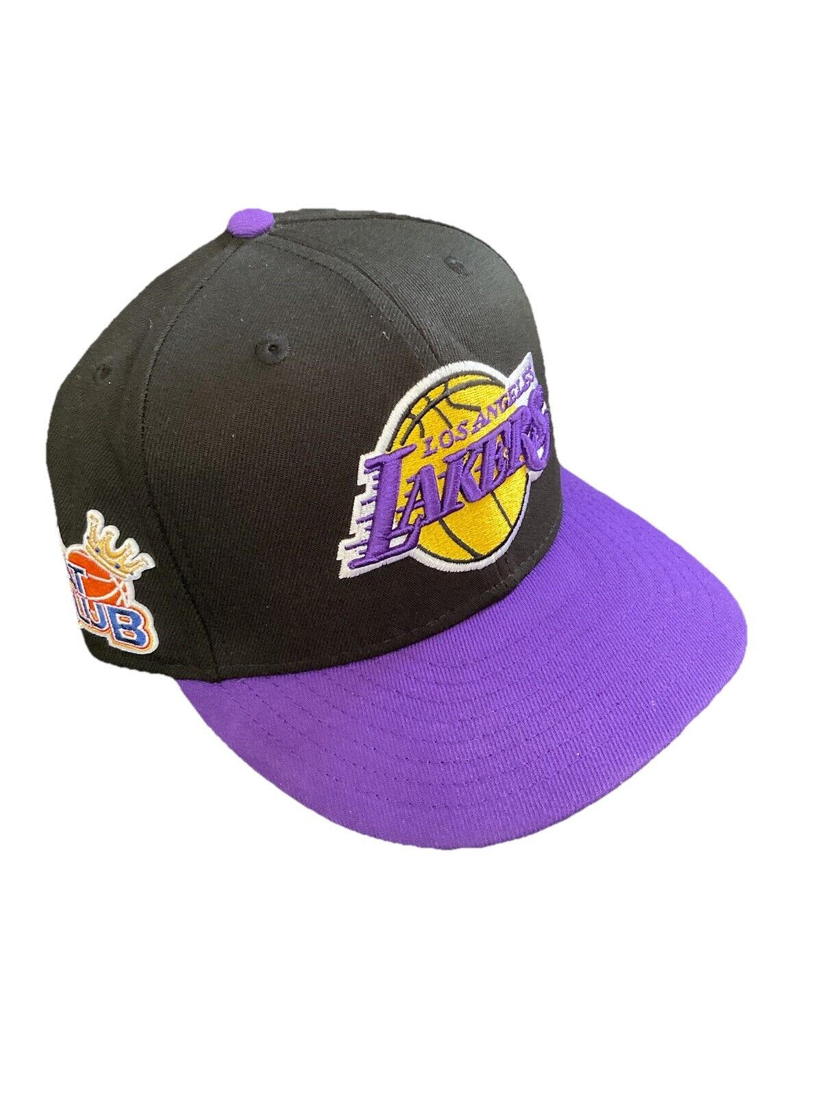 Los Angeles Lakers New Era 59Fifty 7 5/8 Men’s Fitted Hat Hat Club Patch