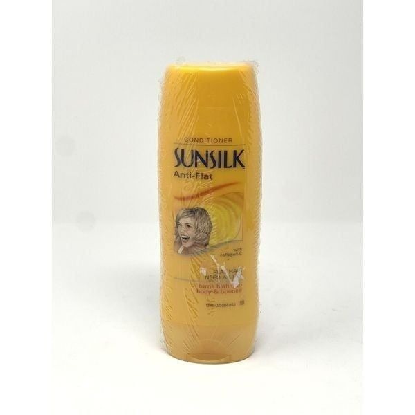 SUNSILK Volumizing Anti-Flat Hair Conditioner Collagen -C Original Formula 12oz