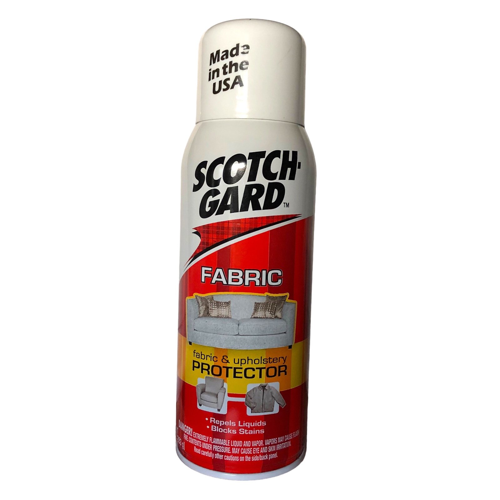 3M Scotchgard Fabric & Upholstery Protector 10 oz Repels Liquids Blocks Stains