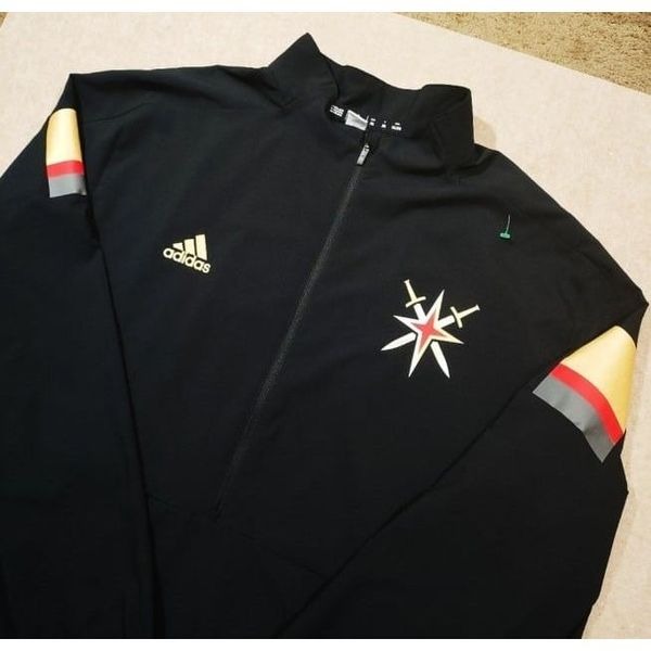 Adidas Las Vegas Golden Knights Long Sleeve Windbreaker Jacket #5