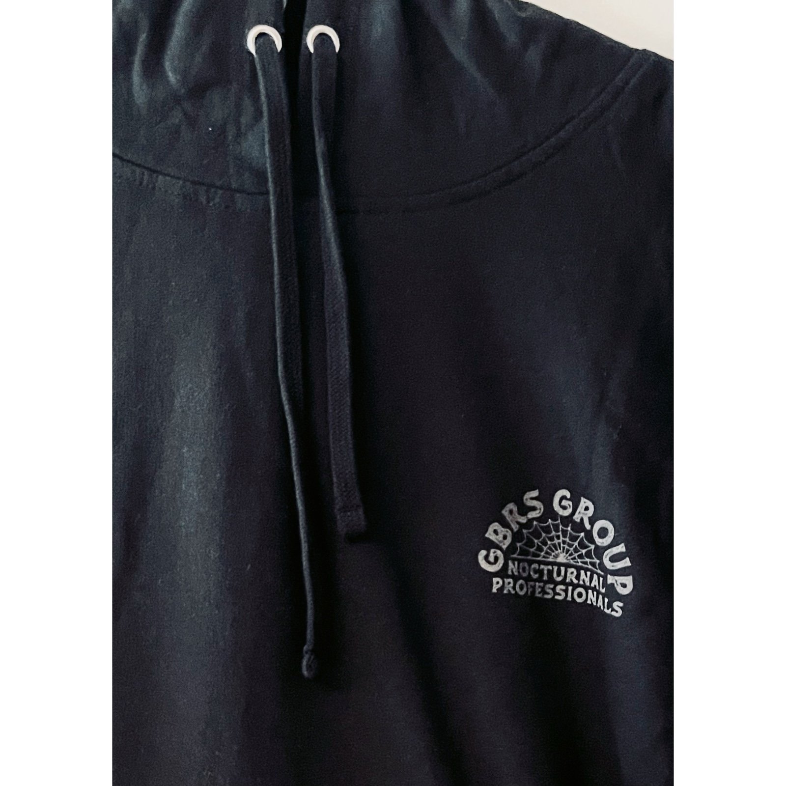 GBRS GROUP Terrible Night Mens Graphic Print Hoodie - detail