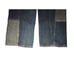 School Of Hard Knocks Patchwork Jeans 90s Pants Baggy Skater Hip Hop 34x36