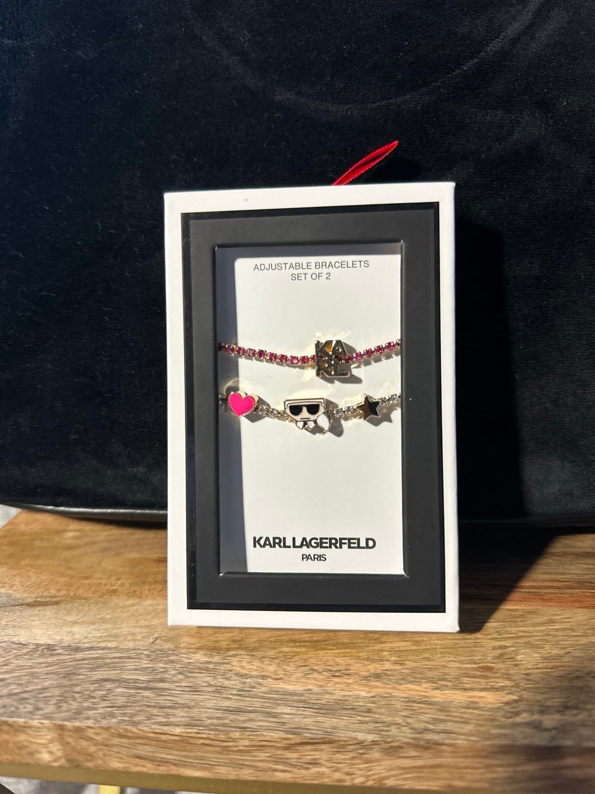KARL LAGERFELD set of 2 adjustable bracelets