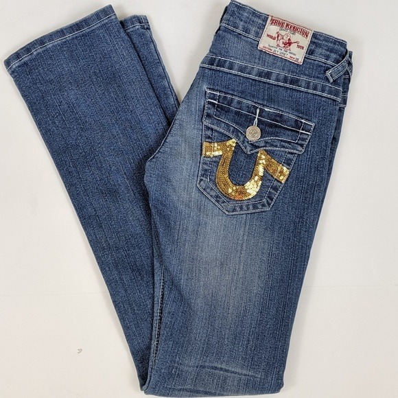 True Religion Joey Super T Jeans sz 25