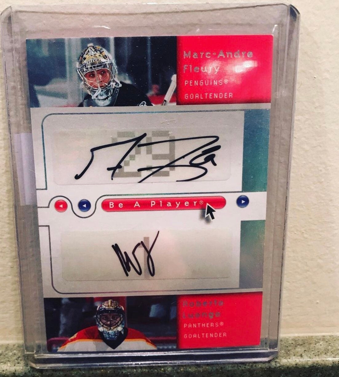 Marc andre fleury /Roberto luongo dual auto