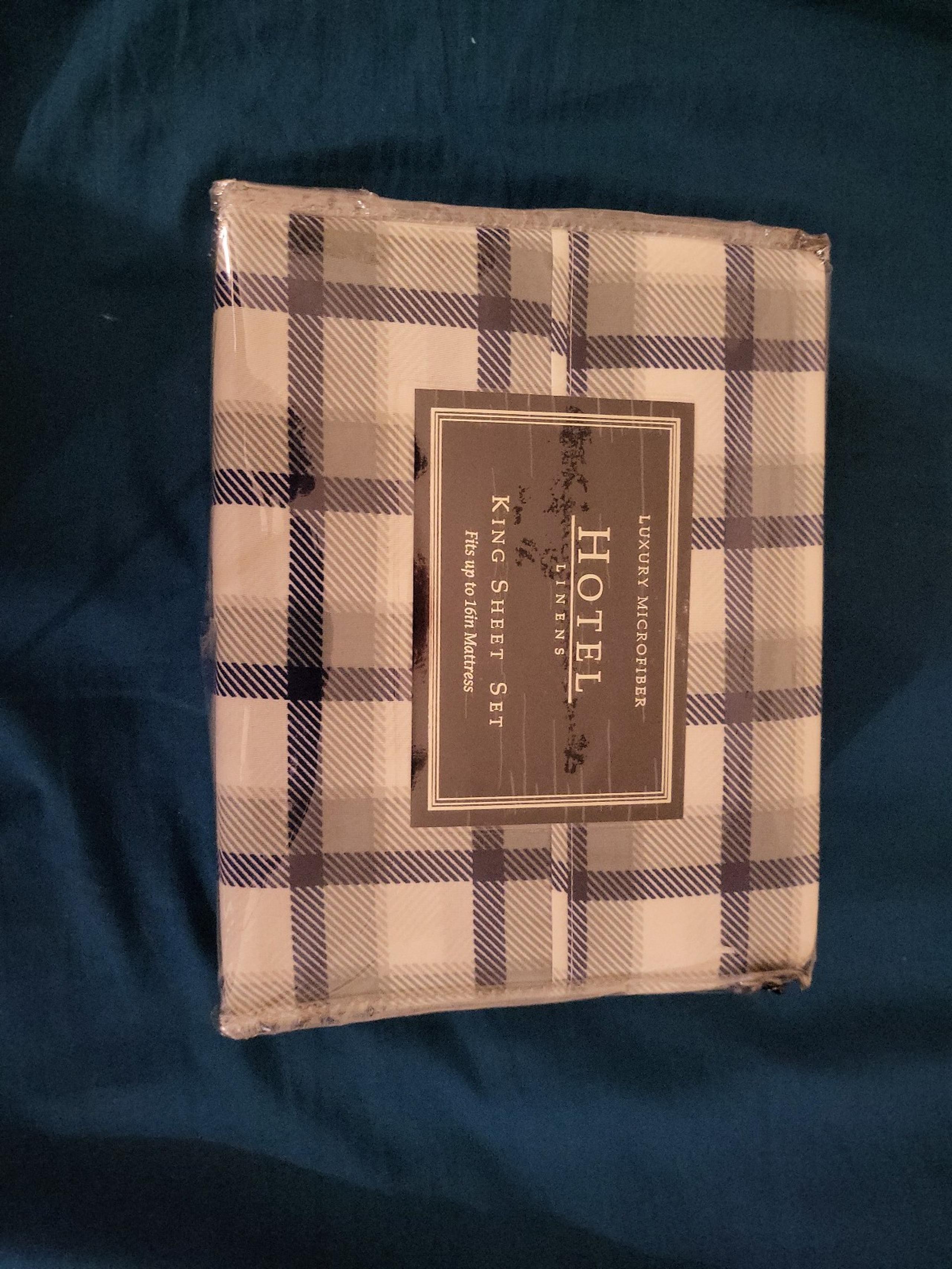 Luxury microfiber Hotel linen king sheet set