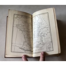 Antique 1925 French Language Reader Illustrated Contes Faciles HC Book Grammar