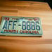 Expired 2015 NC North Carolina License Plate Tag AFF-8886 Triple 8