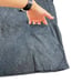 Pure Jill J. Jill Soft Touch Cotton Tunic Top Mineral Washed Gray Pocket Panels