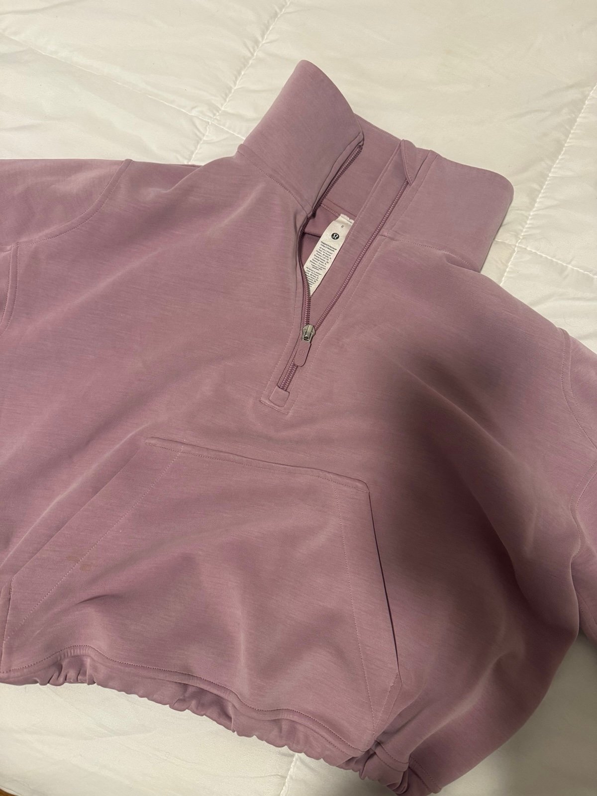 lululemon soft stream half zip