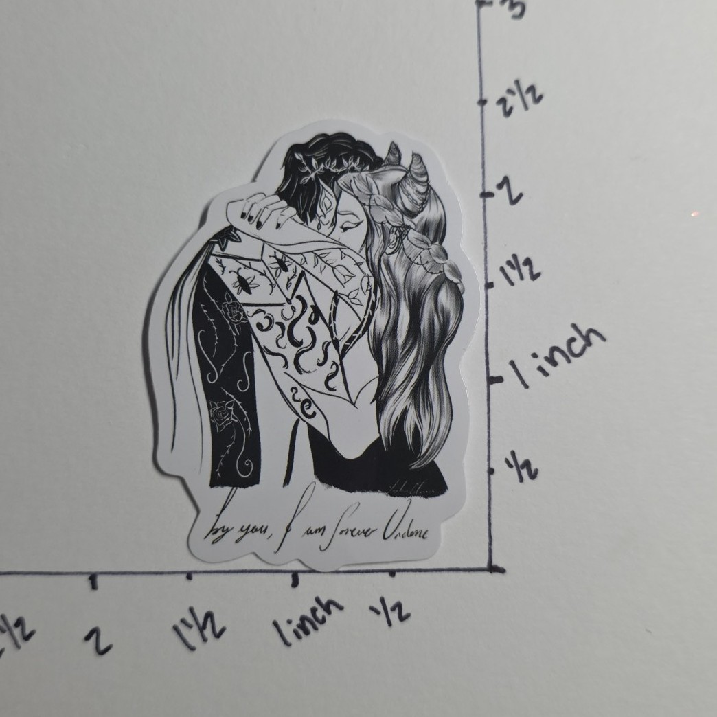 A Court of Thorns and Roses ACOTAR Book Vinyl Sticker