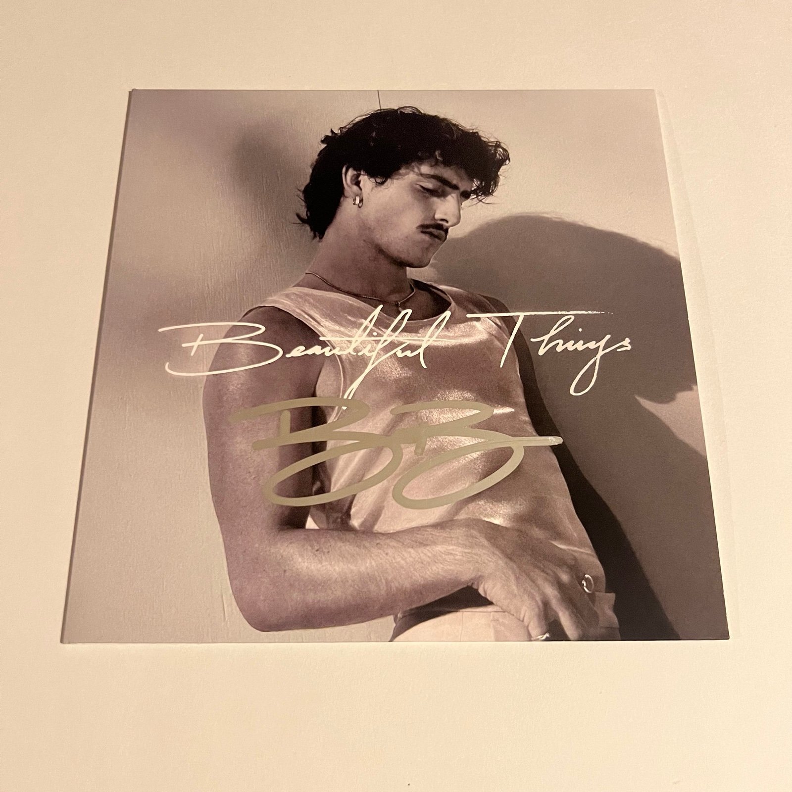 BENSON BOONE SIGNED BEAUTIFUL THINGS VINYL RECORD 7” JSA COA