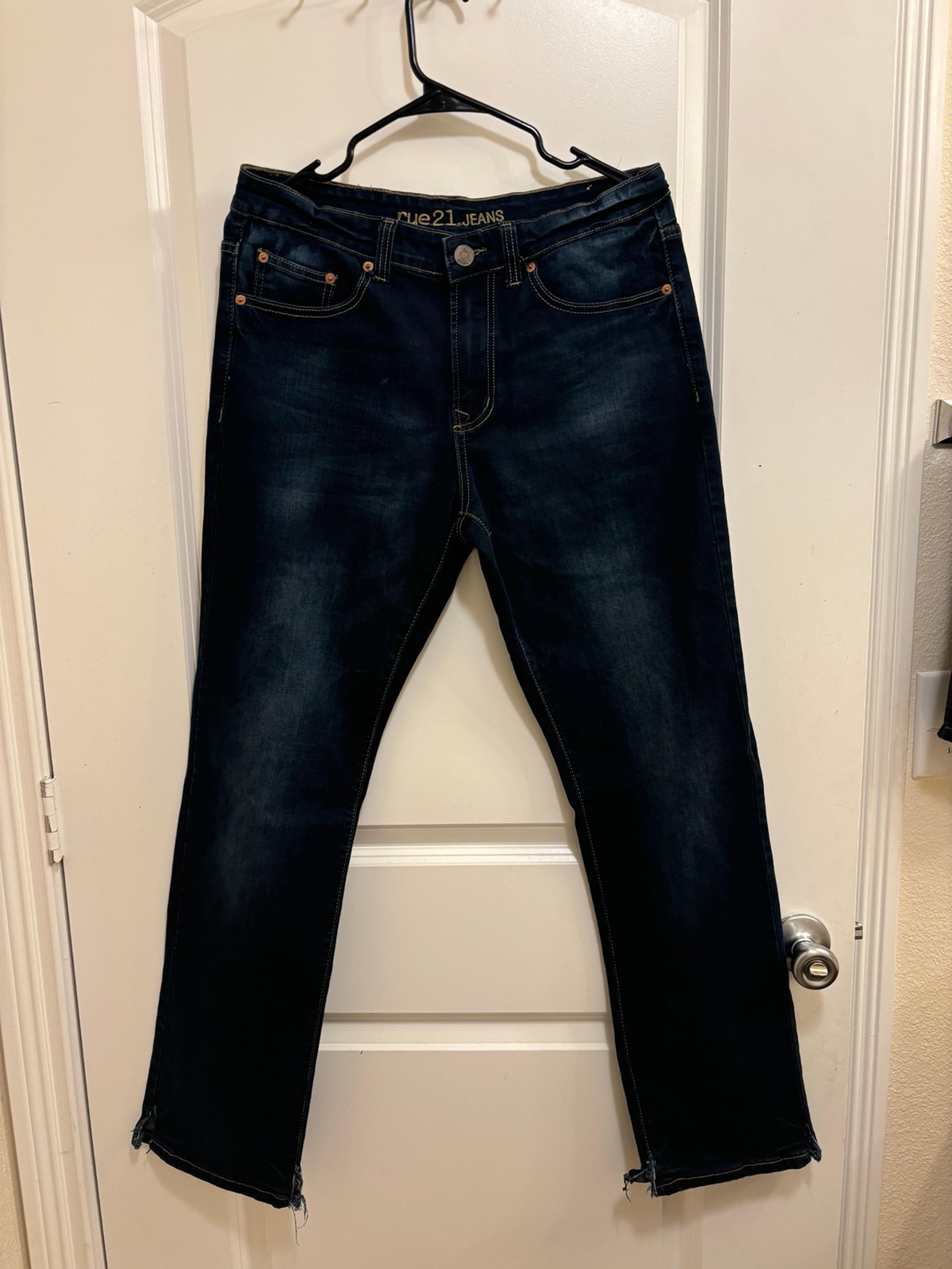 Rue 21 Straight Ultra Flex Dark Wash Mens Jeans 32x32