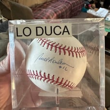 Paul Loduca signed baseball