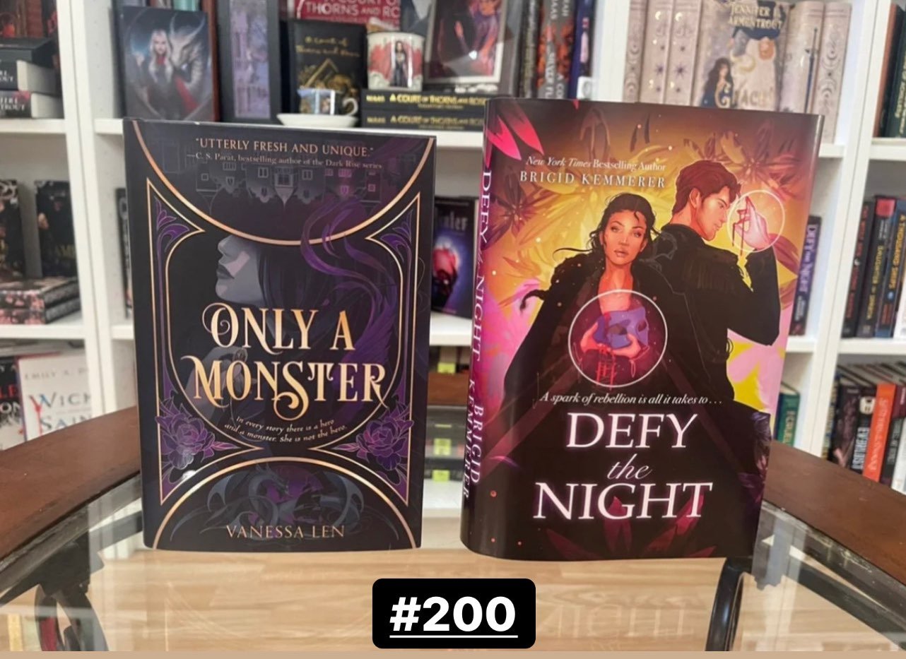 Bookish Box SIGNED Exclusives: Only a Monster & Defy the Night