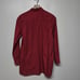 Nili Lotan Yorke Poplin Crimson Red Cotton Button Up XS Preppy Oversized 325