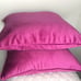 Contemporary Velvet Raspberry Pillow (2)