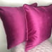 Contemporary Velvet Raspberry Pillow (2)