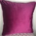 Contemporary Velvet Raspberry Pillow (2)