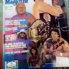Autographed The Wrestler Magazine
