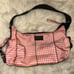 LAUREN Ralph Lauren Mini Fabric Houndstooth Plaid Satchel Y2K