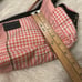 LAUREN Ralph Lauren Mini Fabric Houndstooth Plaid Satchel Y2K