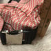 LAUREN Ralph Lauren Mini Fabric Houndstooth Plaid Satchel Y2K