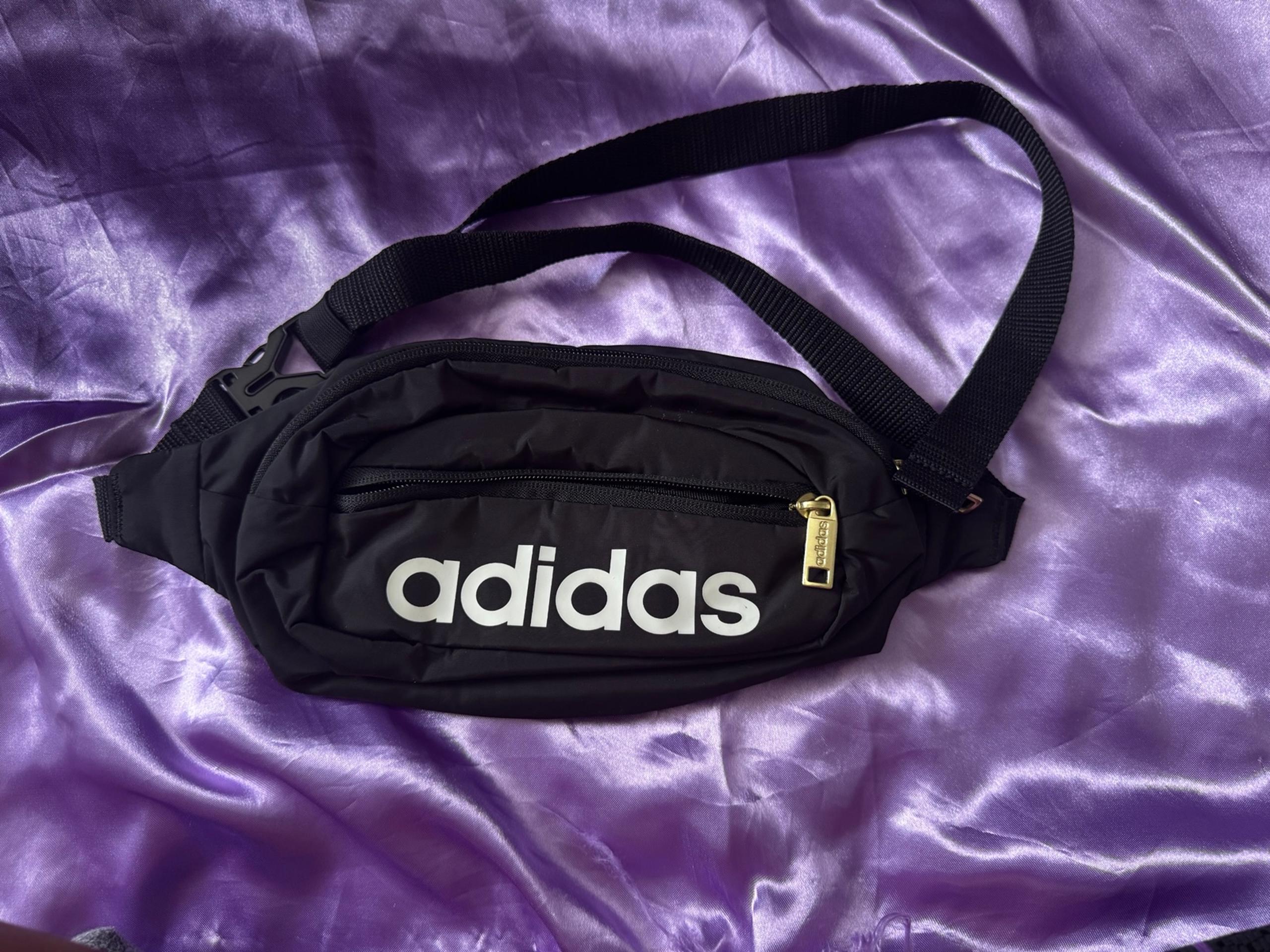 Adidas Core Fanny Pack Logo Bag - Black/White