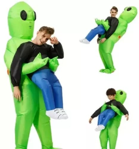 Halloween Costume Alien Pick Me Up Monster Inflatable Blow Up Suits Awaken Teen