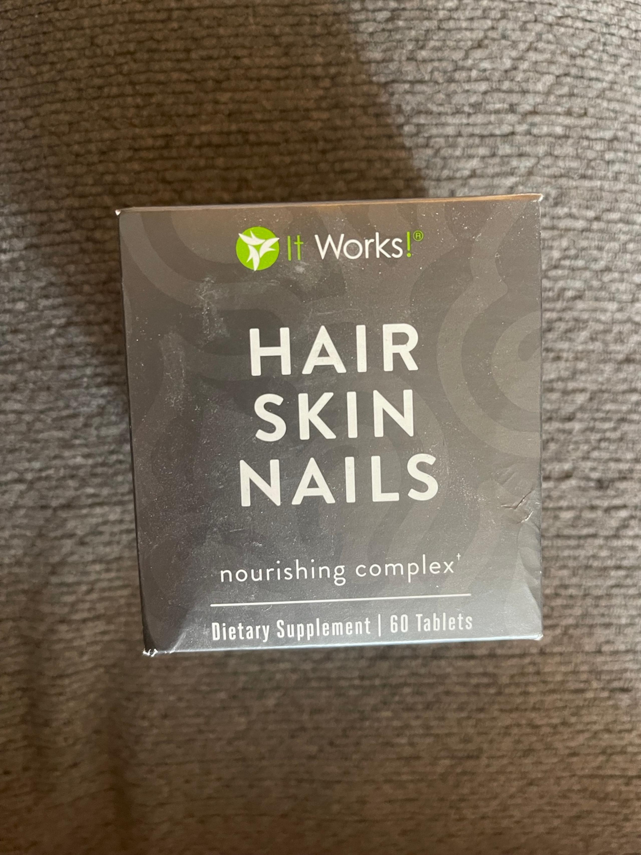 Lot of 2 IT WORKS Hair Skin Nails Nourishing Complex Vitamin Supplements