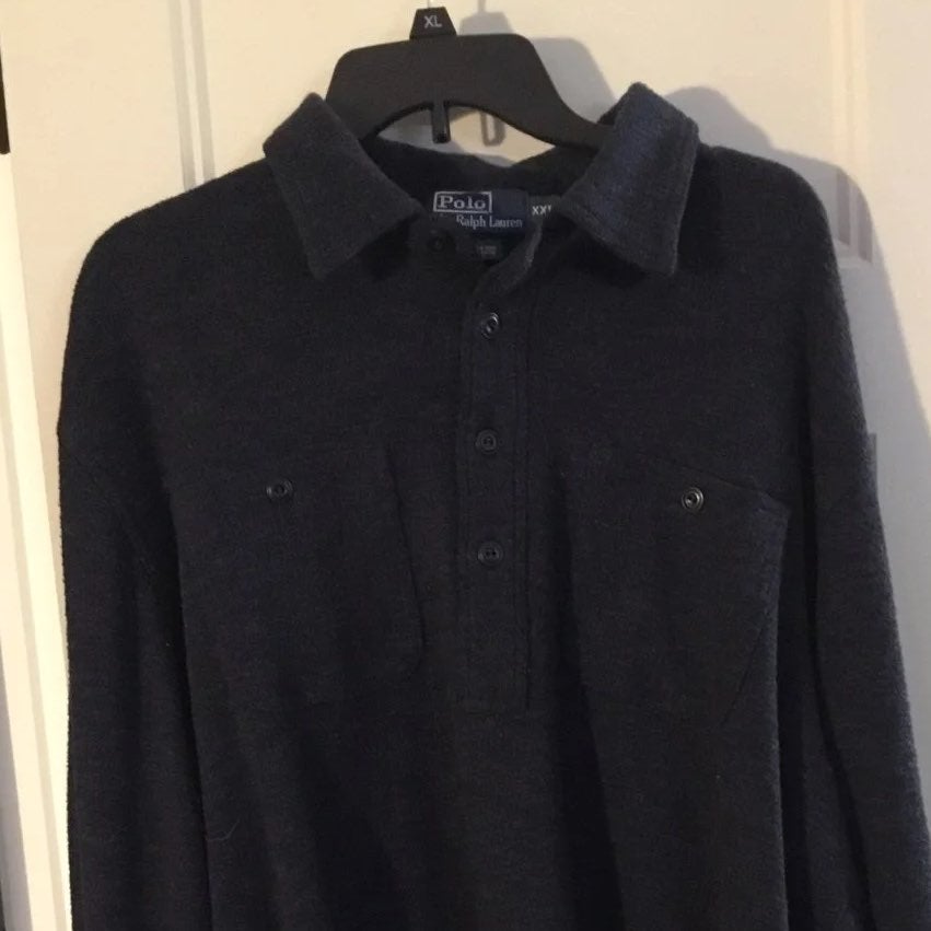 Polo Ralph Lauren men’s 1/4 button pullover chest pockets
