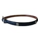 Vintage Reflexions by Montana Silversmiths Leather Skinny Belt Black With Heart