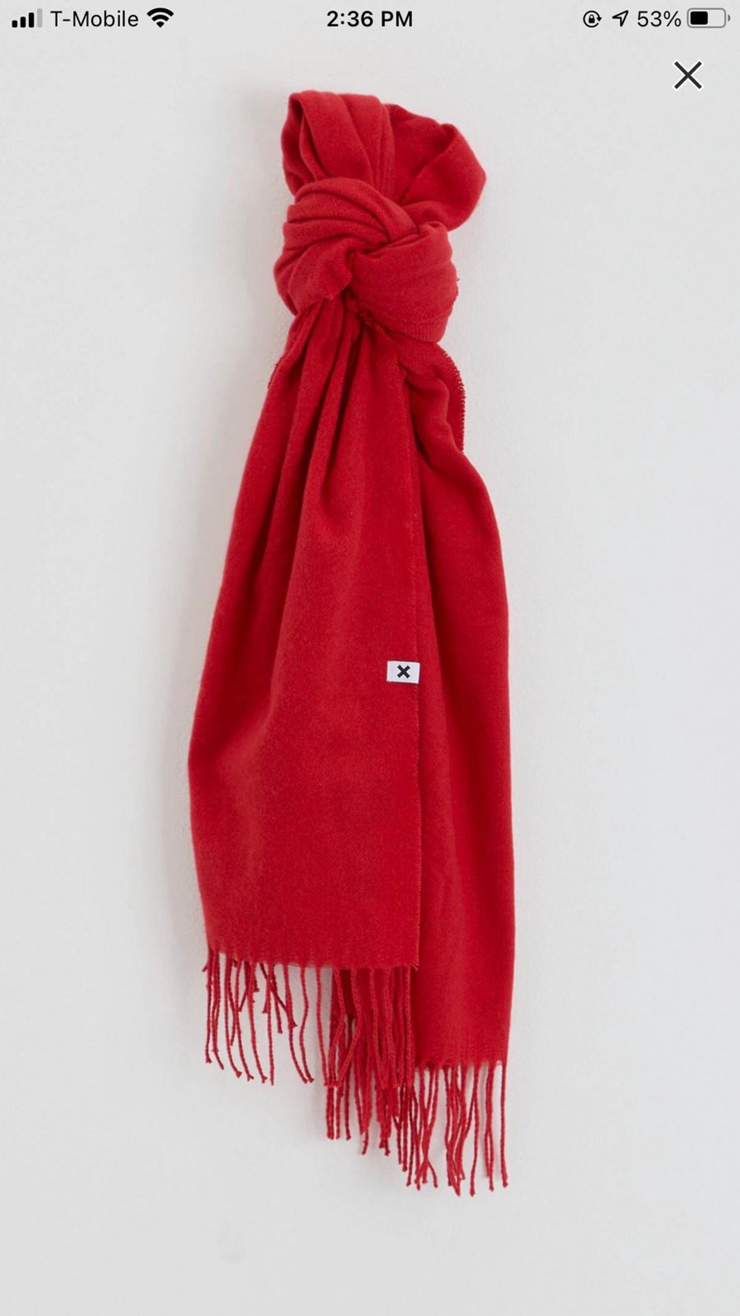 Red scarf