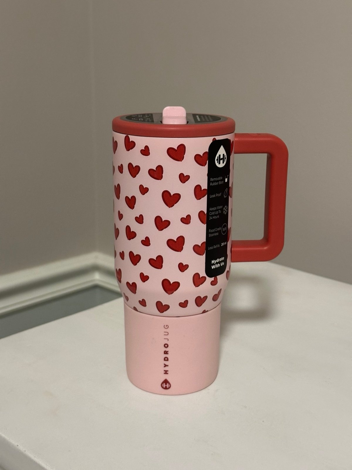 20 oz XOXO hydrojug tumbler