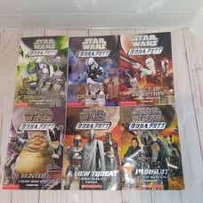 Star Wars Boba Fett Complete Book Set 1-6 Scholastic Clone Wars 2002-2004