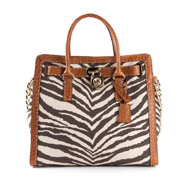 michael kors zebra tote