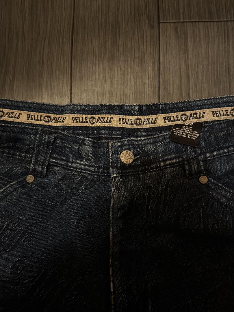 Rare Pelle Pelle half pants, jorts, or Jnco style shorts.